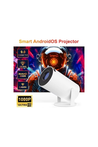 Vdo Hy300 Max 720p Full Hd Projeksiyon Cihazı Uzaktan Bağlantılı Android Sürüm