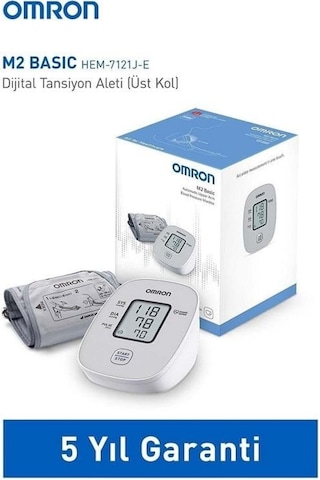 Omron M2 Basıc Hem-7121j-e Üst Koldan Ölçer Dijital Tansiyon Aleti