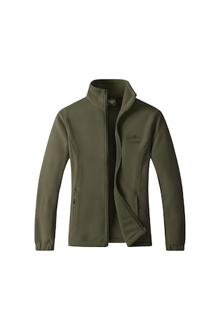 Genius Store Unisex Polar Tam Fermuarlı Outdoor Polar Ceket Tactical Polar Kadın-erkek Polar Renkli-tam Haki