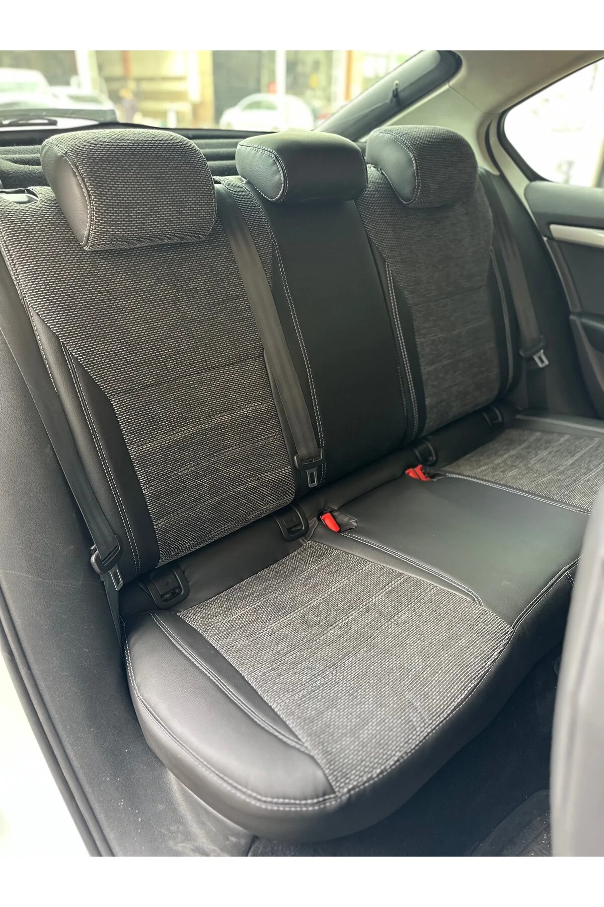 Skoda Octavia Araca Özel Koltuk Kılıfı Gri