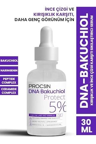 Dna-bakuchiol Kırışıklık Ve Ince Çizgi Karşıtı Sıkılaştırıcı Serum 30 Ml