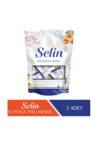 Selin Kolonyalı Mendil - 90 Adet