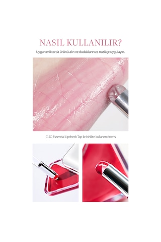 Silikon Uçlu Ruj Fırçası Clıo Baby Taptap Lip Brush