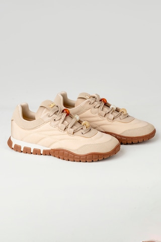 Tw Tonny White Tokyo - 193 Kadın Spor Ayakkabı Su Geçirmez Ortopedik Taban Sneaker Günlük Yürüyüş Ayakkabısı Bej