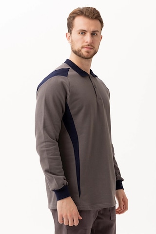 Flora Polo Yaka Sweatshirt K.gri-lacivert