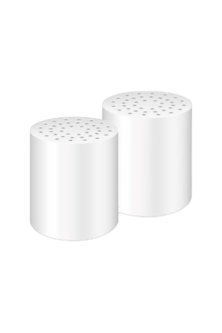 Dofolink 2'li Paket Beyaz Duş Su Filtresi Elemanı - 20 Aşamalı Kdf 55 + Aktif Karbon İle Klor, Ağır Metal Ve Tatları Filtreleyen Sağlıklı Su Sistemi Diğer