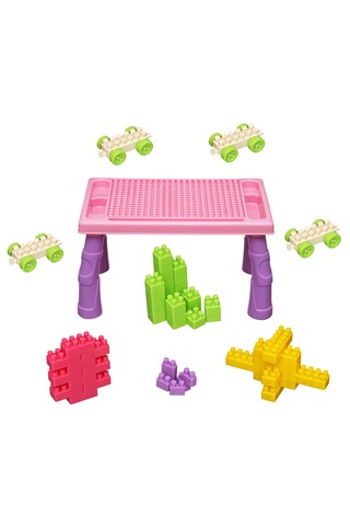 Zeytoys Oyuncak İnşa Blokları Erkek Seti Pembe