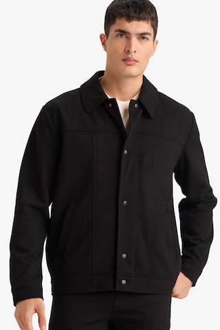 Defacto Regular Fıt Polo Yaka Çıtçıtlı Mont F8504ax26spbk27 Siyah-bk27