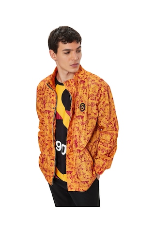 Galatasaray Erkek Yağmurluk E251041 Sarı - Kırmızı