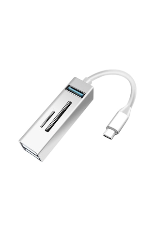 Type-c To Usb 3.0 Çoğaltıcı Hub Kart Okuyuculu 5in1 Usb Otg Sd/tf - Al3572