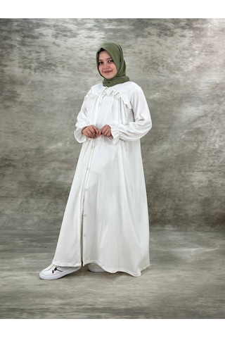 Kız Çocuk Beyaz Ferace Beyaz