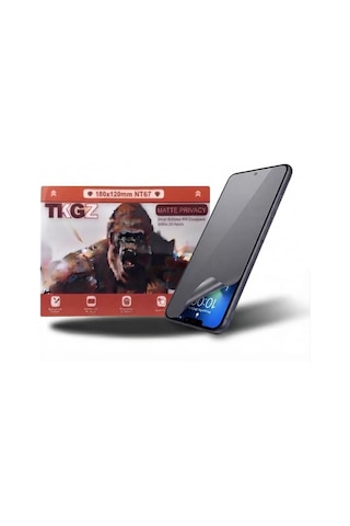 General Mobile Gm 20 Pro Uyumlu Nano Ekran Koruyucu Ultra İnce Ekstra Dayanıklı Mat Hayalet - Tkgz