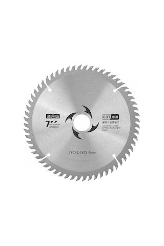 Maiyame Ahşap Kesim İçin 7 İnç 60 Dişli Karbür Testere Bladesi - Masa Ve Daire Testereleri İçin Hızlı Ve Doğru Kesim Aracı