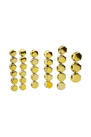 Ganzhoushop Yamaha Vida Suntek Somun Parça Motosiklet Kapatma Dekorasyon Civata Başlığı Altın 30 Pr Altın