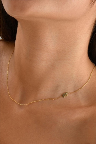 Minamis Silver 925 Ayar Gümüş E Harfi Kadın Köprücük Kolye-2259