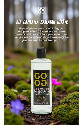 Gogo Fresh Blossom Kolonya 250ml Cam Şişe