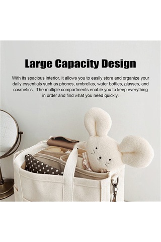 Teltree Büyük Kapasiteli Anne Çantası - Ayarlanabilir Omuz Askılı Moda Sırt Çantası Siyah