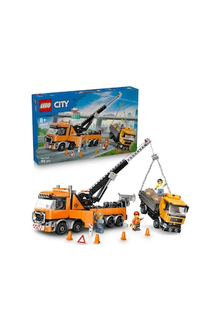 Lego 60467 City Vinçli Ağır Vasıta Kurtarma Çekici Kamyonu