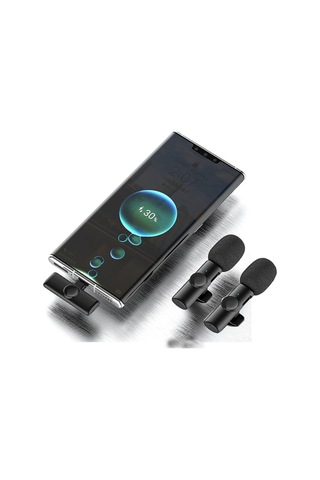 Deyatech Apple Uyumlu iOS Wireless K9 Mikrofonu Cep Telefonu İçin