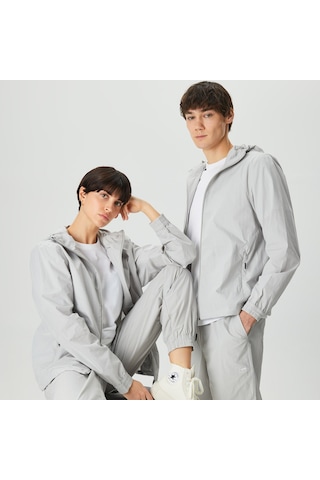 Rains Juba Unisex Gri Yağmurluk