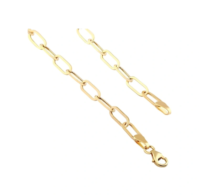 Agakulche Ataç 4 Mm Altın Zincir Renkli