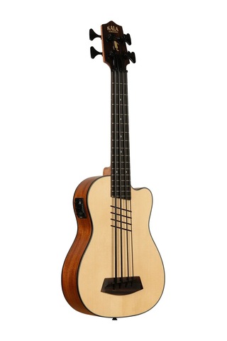 Kala Hutch Hutchinson Signature Masif Ladin Kapaklı U Bass Akustik Bas Gitar