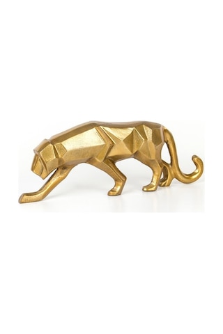 Euro Flora Metal Leopar Dekor 51,5X9X19 Cm