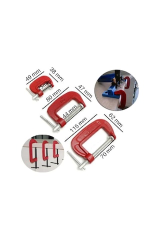 3 Parça Mengene İşkence Hobi Seti G Kelepçe