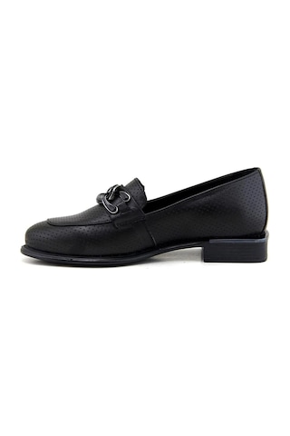 Venüs 2050122 Kadın Tokalı Baskılı Loafer Ayakkabı 001