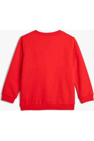 Koton Thor Sweatshirt Lisanslı Uzun Kollu Bisiklet Yaka Pamuklu Şardonlu Kırmızı 4wmb10367tk 4WMB10367TK411 Kırmızı