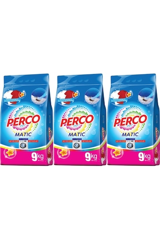 Perco Matik Toz Çamaşır Deterjanı 27kg Karma Tüm Çamaşırlar