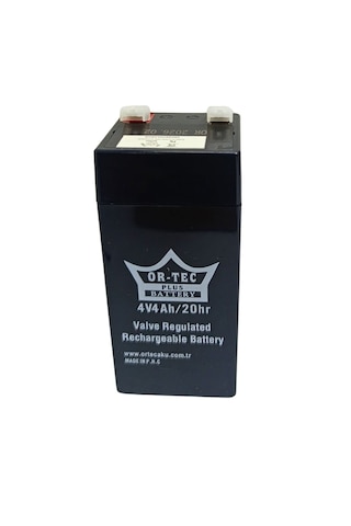 Ortec 4v 4 Ah Akü Kuru Tip 46 X 46 X 100 0.44 Kg
