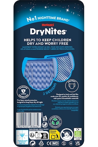 Drynites Emici Gece/külot Bez Erkek 13+yaş 48-60kg Xl 9 Adet XL