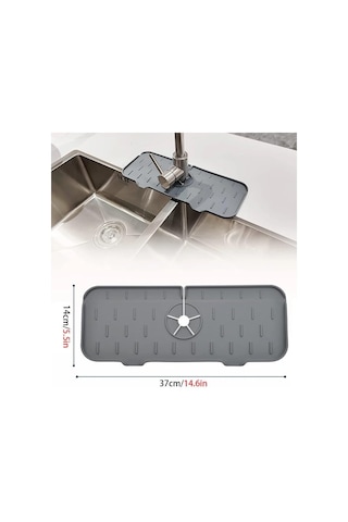 Mutfak Banyo Lavabo Kenarı Silikon Matı Altın