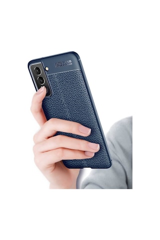 Samsung Uyumlu Galaxy S21 Fe Kılıf Deri Tarzı Niss Silikon Case