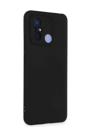 Mmb-trade Redmi 12c Kılıf Nano İçi Kadife Silikon - Siyah Mmbz