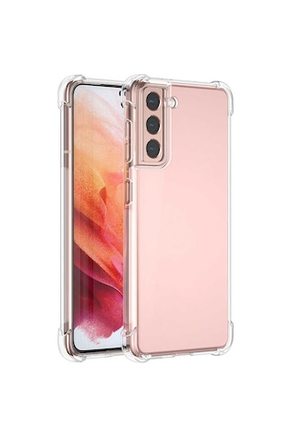 Galaxy S21 Plus Kılıf Zore Nitro Anti Shock Silikon Renksiz