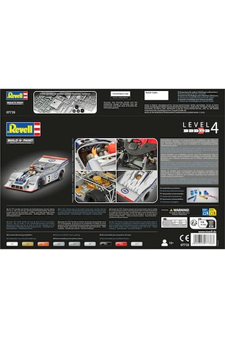 Revell Maket Model Kit Araba Porsche 917/10 7738