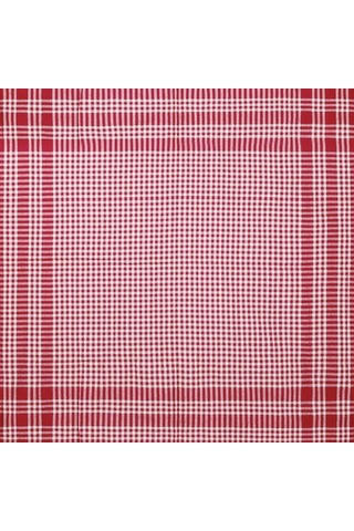 Evidea Soft Ekoseli Piknik Örtüsü - Kırmızı - 165x165 Cm Kırmızı