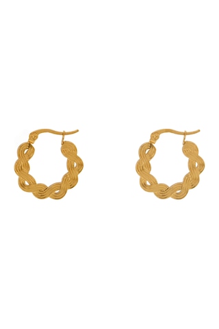 Çelik Küpe Altın Kaplama Kadın Unk-809 Altın