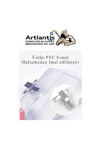 Personel Şeffaf Yaka Kartı İğneli Ve Mandallı 1 Adet Pvc Yaka Kartlığı Kimlik Korumalı Büro Ofis Okul