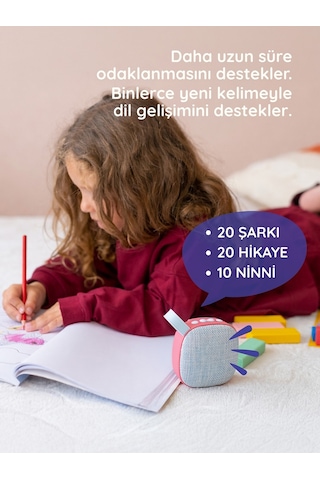 Lumaverse Luma Şarkı Ve Hikaye Kutusu - Eğitici Masalcı & Radyasyonsuz Uyku Ve Yol Arkadaşı - Kırmızı