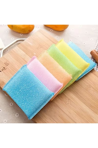 Petek Dokulu Bulaşık Süngeri 6 Adet Sihirli Pratik Sünger