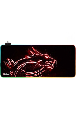 Digipod Gaming Oyuncu Mousepad Rgb Gaming Oyuncu Pad Kaymaz Taban 70 X 30 4mm Kalınlık 700x300mm
