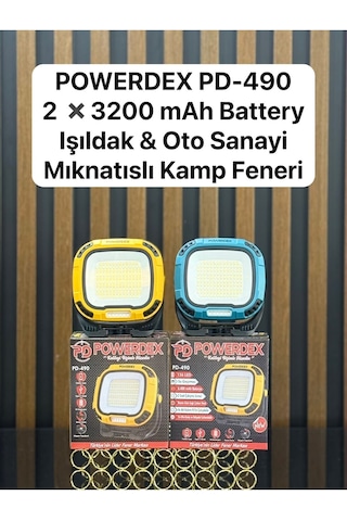 Powerdex Pd-490 Profesyonel Çalışma Lambası 136 Led 6.400 Mah Type-c Hızlı Şarj Powerbank Özellikli Mıknatıslı Çok Renkli Powerdex Pd-490 Profesyonel Çalışma Lambası 136 Led 6.400 Mah Type-c Hızlı Şarj Powerbank Özellikli Mıknatıslı Çok Renkli