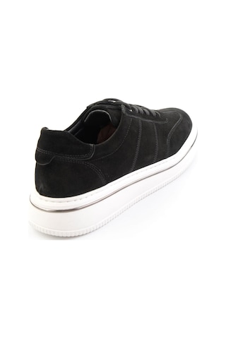Bambi Siyah Hakiki Deri Erkek Sneaker E01089006202