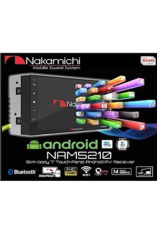 Japon Nakamichi 5230 Android 3cgram 32Hafiza 12.1 Android işletim sistemi