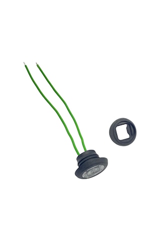 Frıstom 12v-24v Göz-ayna Altı-gündüz Sürüş Lambası Led Yeşil Çap:20 Mm E9