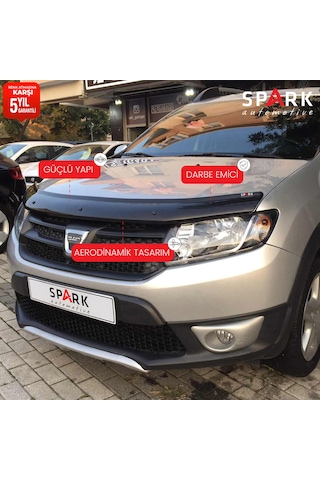 Dacia Sandero 2012-2020 Yıl Aralığı Uyumlu Kaput Rüzgarlığı 4mm