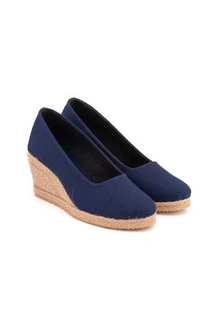 Star Tombis Lacivert Lacivert Keten Espadril Dolgu Topuk Dolgu1001-2905 Lacivert